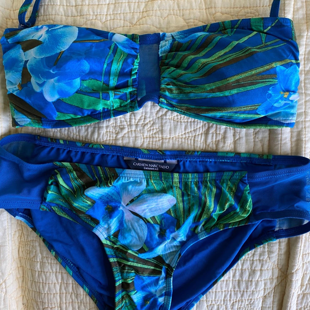 Gorgeous and soft Carmen Marc Valo swimwear bikini